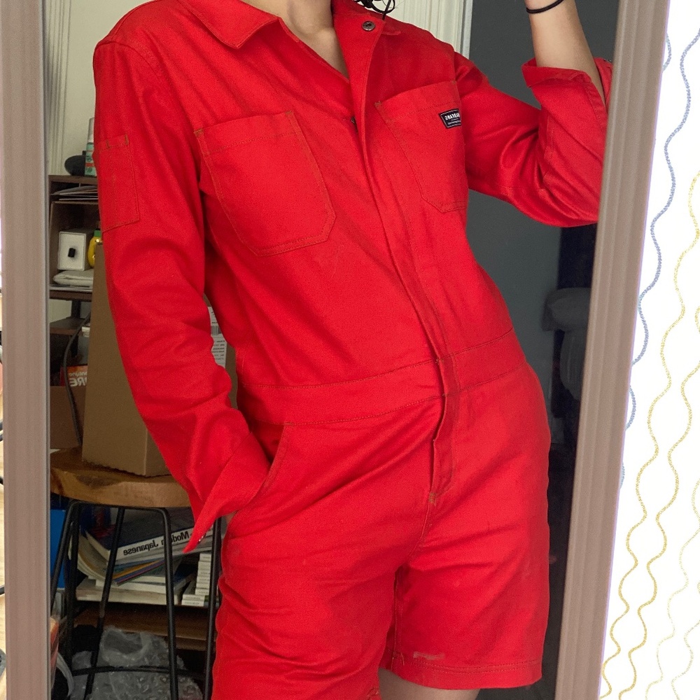 Wildfang Essential Romper - Red Size Small